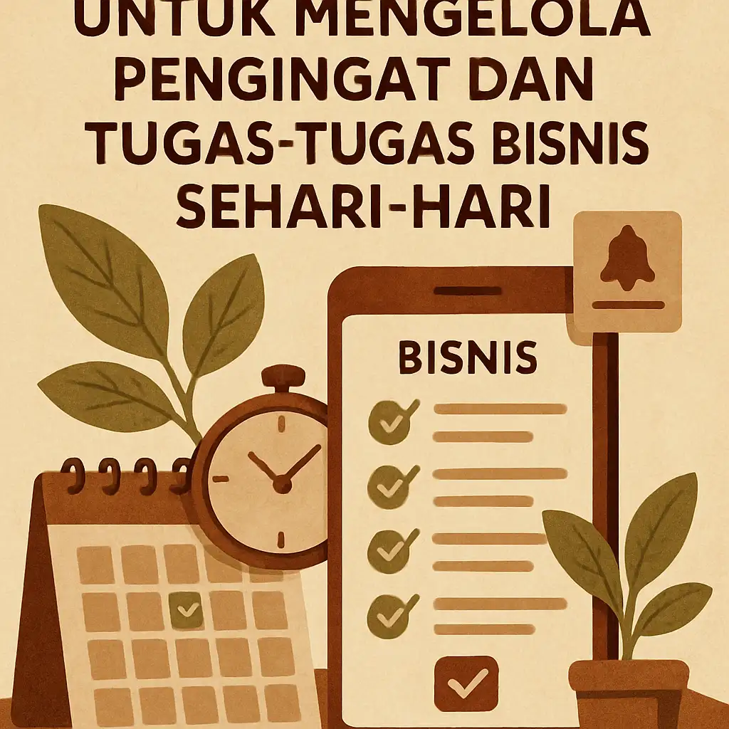 Aplikasi Usaha untuk Mengelola Pengingat dan Tugas-tugas Bisnis Sehari-hari